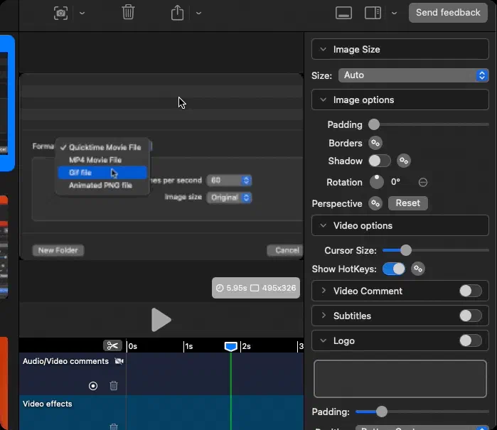 Reusable settings